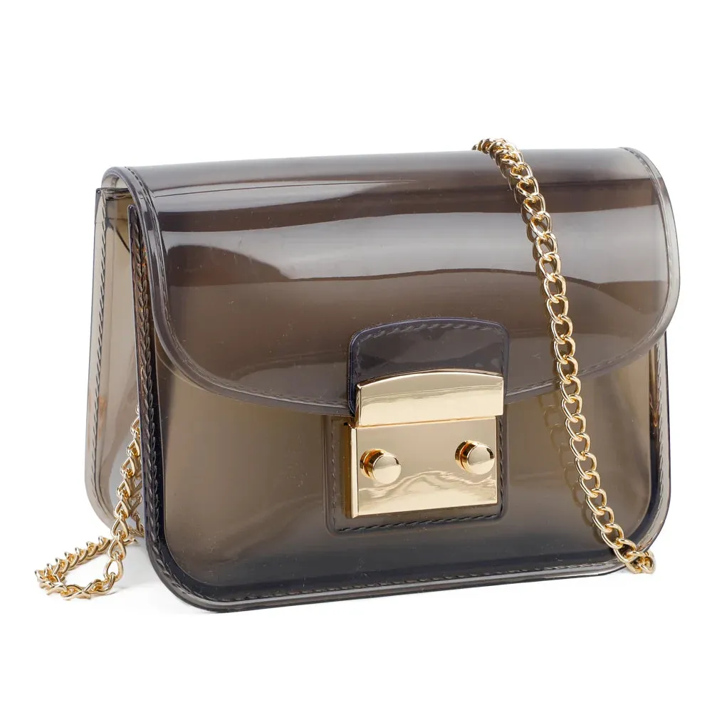 Gallantry Paris Luminance mini sac bandoulière transparent noir