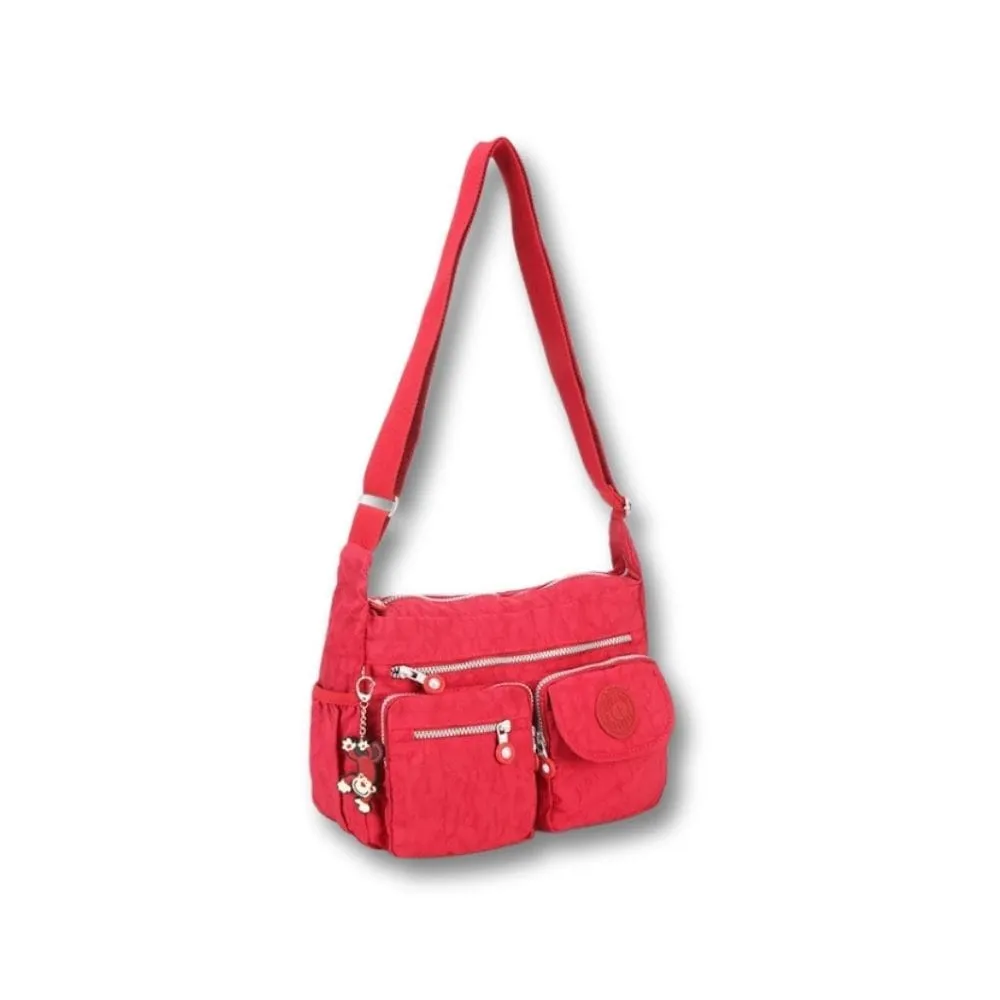 Maison Sacoches Dalia sac bandoulière femme café nylon