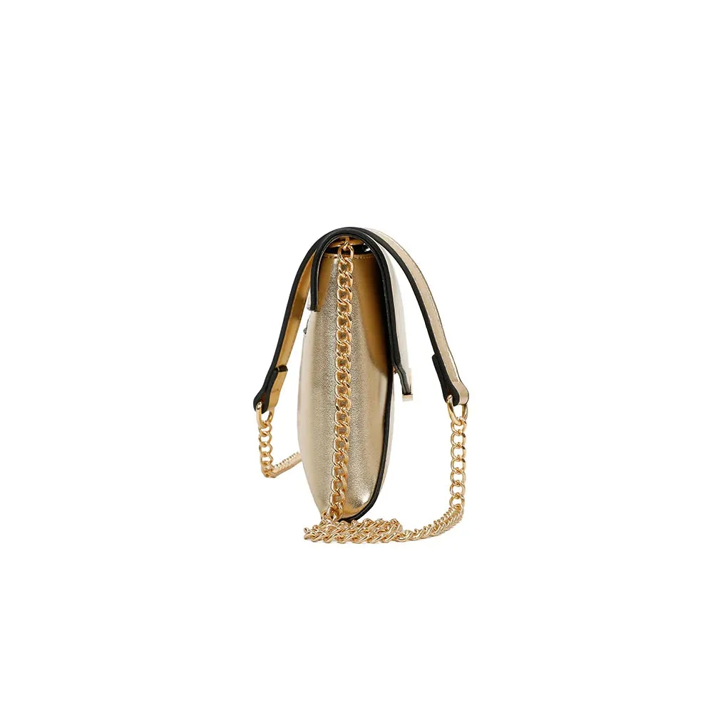 Gallantry Paris Grenat pochette bandoulière rouge chaîne