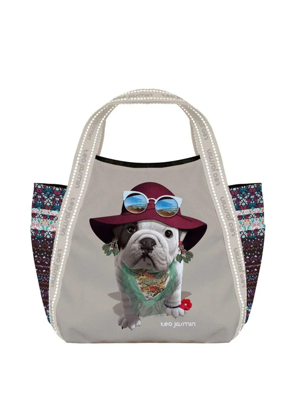 Téo Jasmin Boho sac shopping petit toile