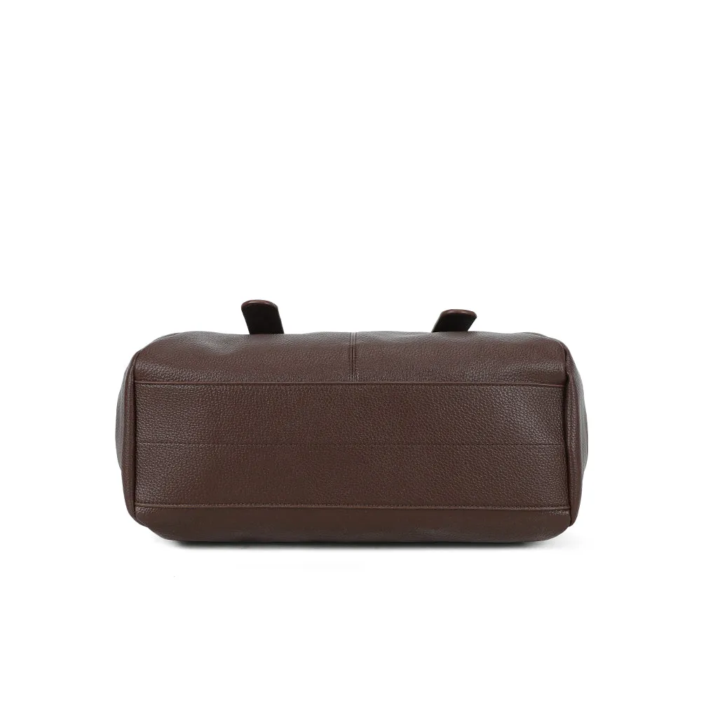 Gallantry Le Saint-Honoré sac cabas Coffee grand