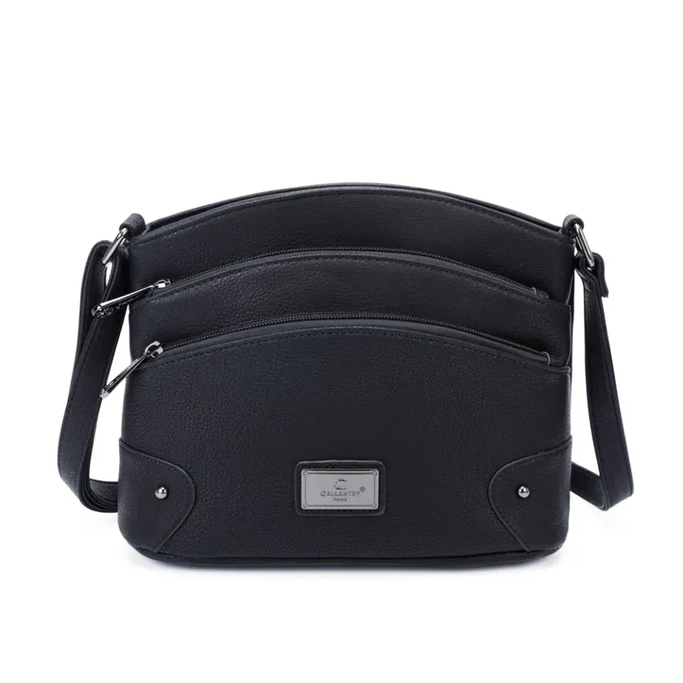 Gallantry L’Organisé Compact bandoulière bordeaux zippé