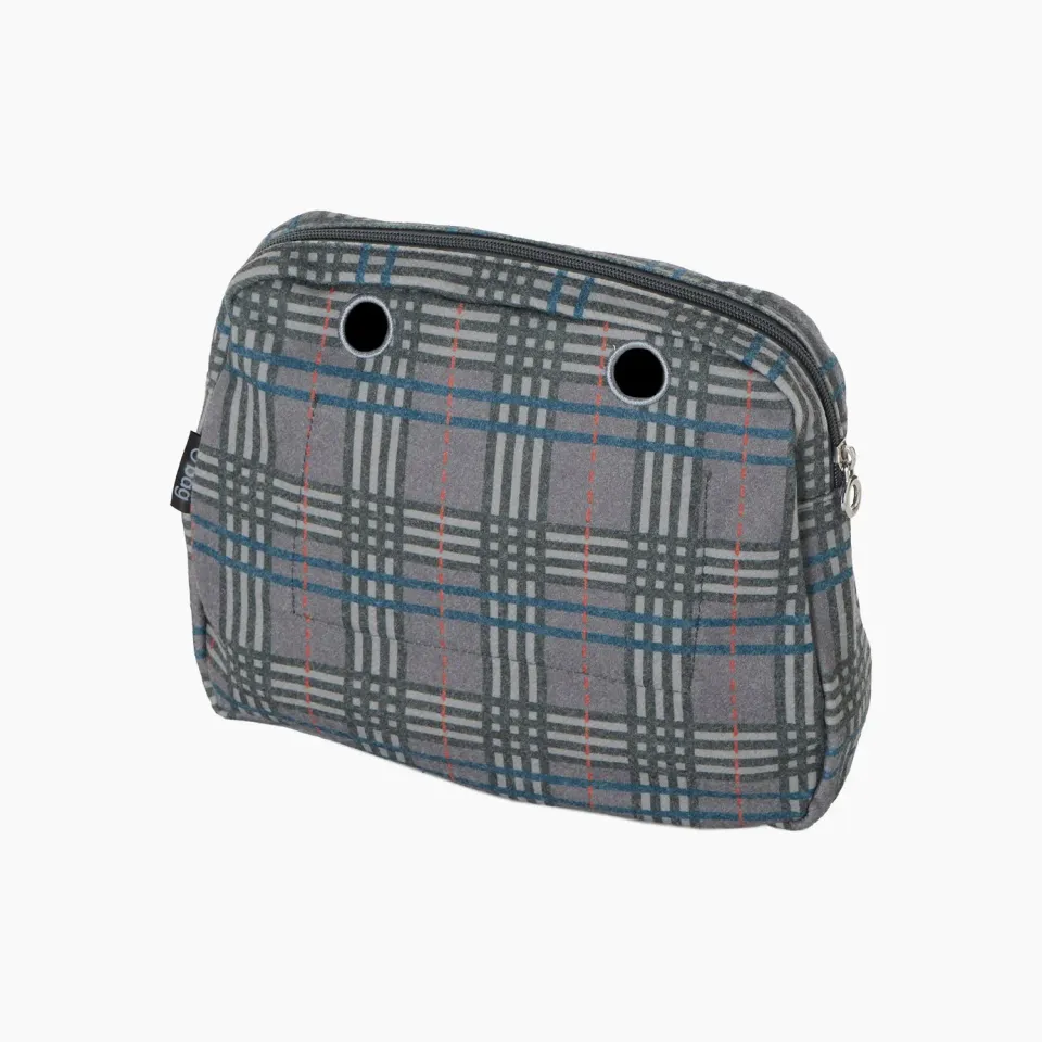 O bag reverse sac intérieur zippé Scottish Dark bleu