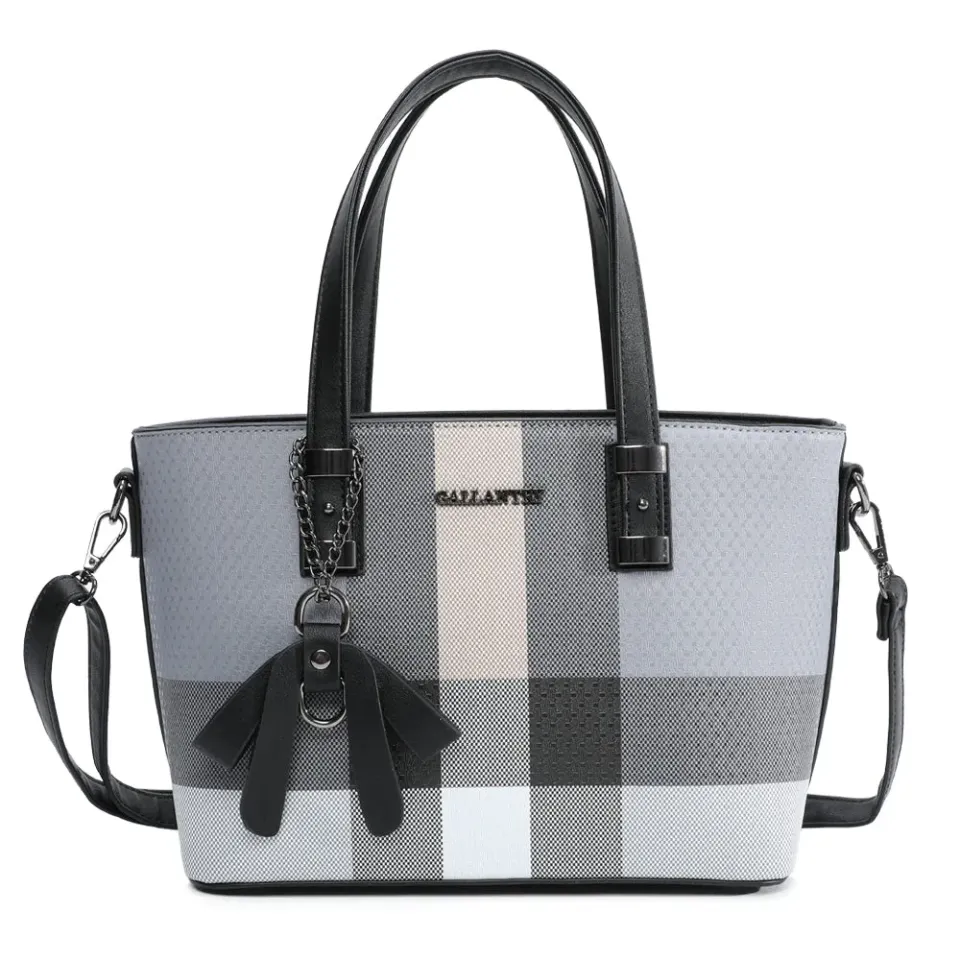 Gallantry Paris Mini Jolie petit sac gris à carreaux