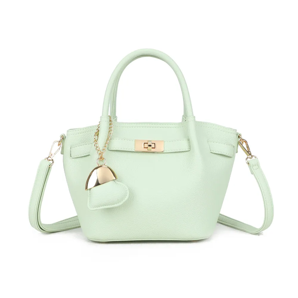 Gallantry Blossom sac à main rose charm doré