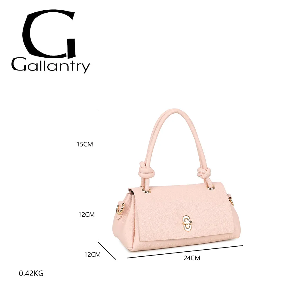 Gallantry Paris Orlina petit sac à main Taupe grainé