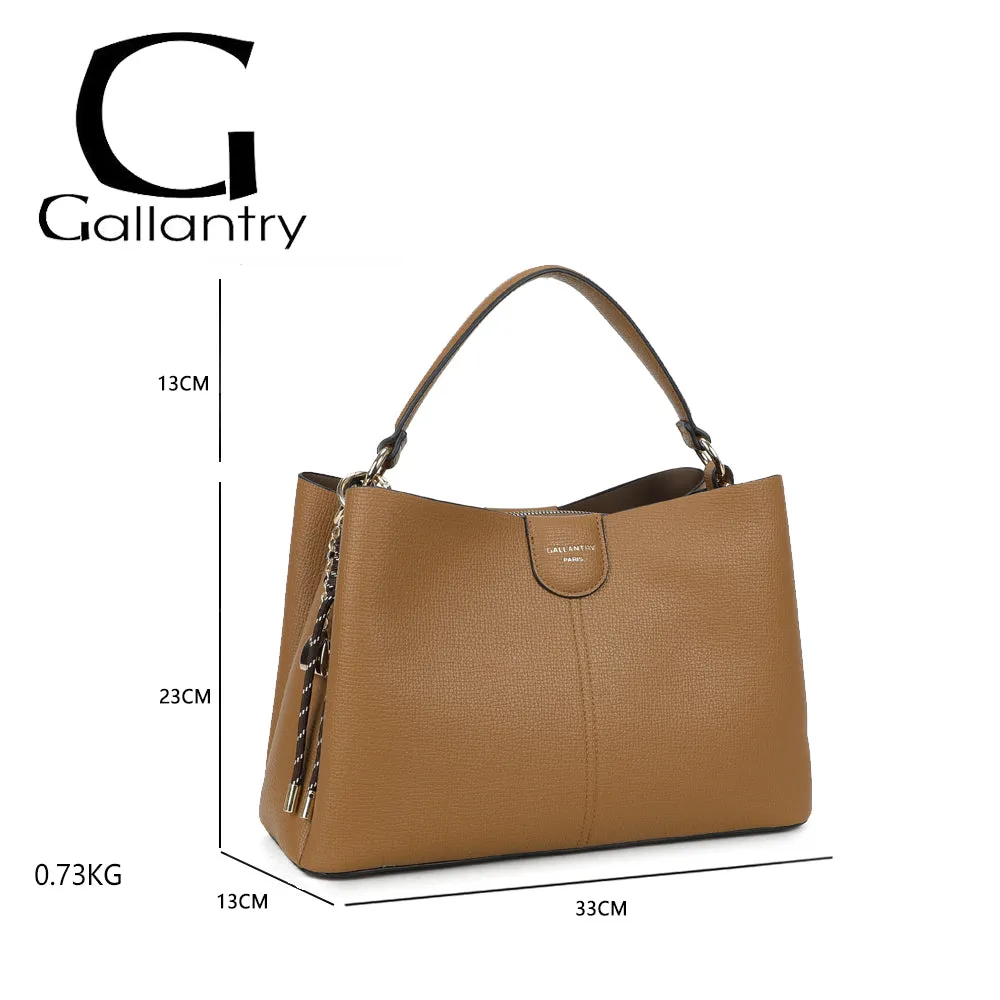 Gallantry Paris Aurélia sac à main noir 3 compartiments