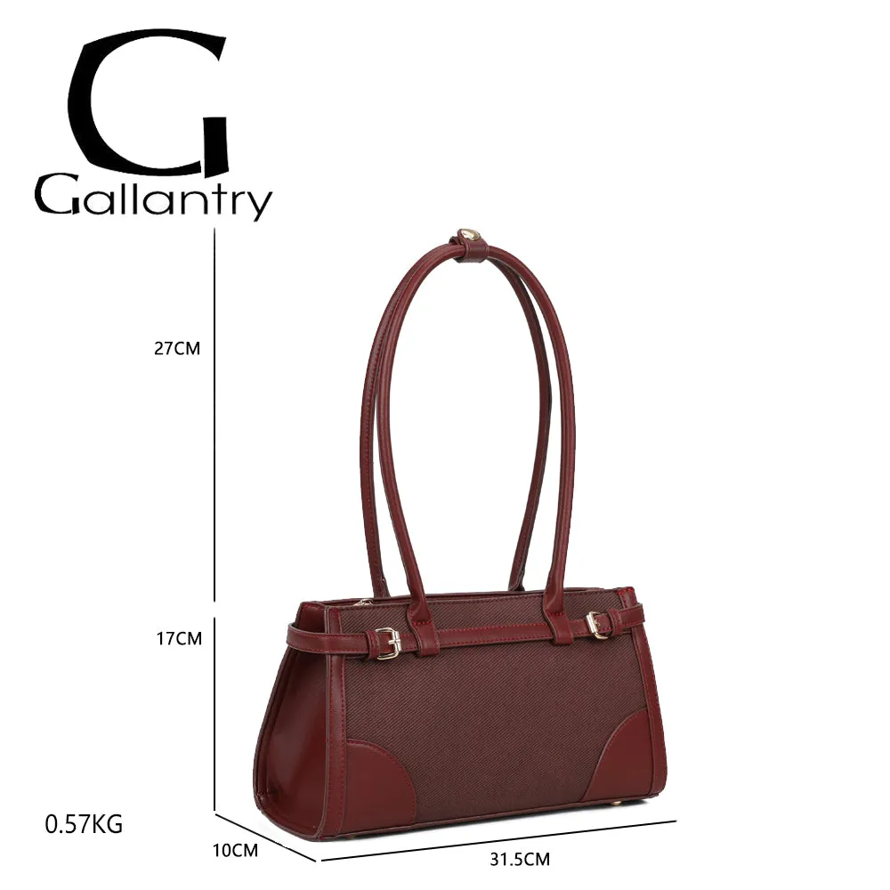 Gallantry Paris Amarante sac épaule taupe foncé