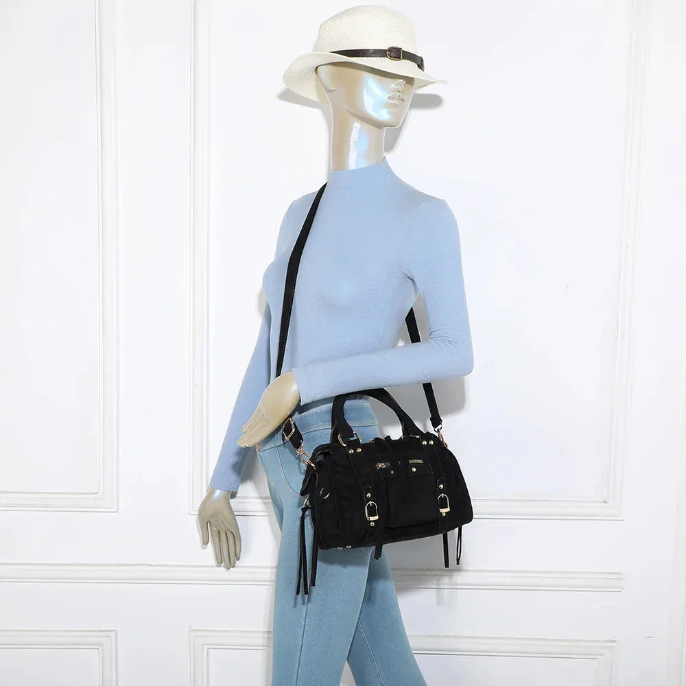 Gallantry Paris Skyla petit sac rose foncé suédine