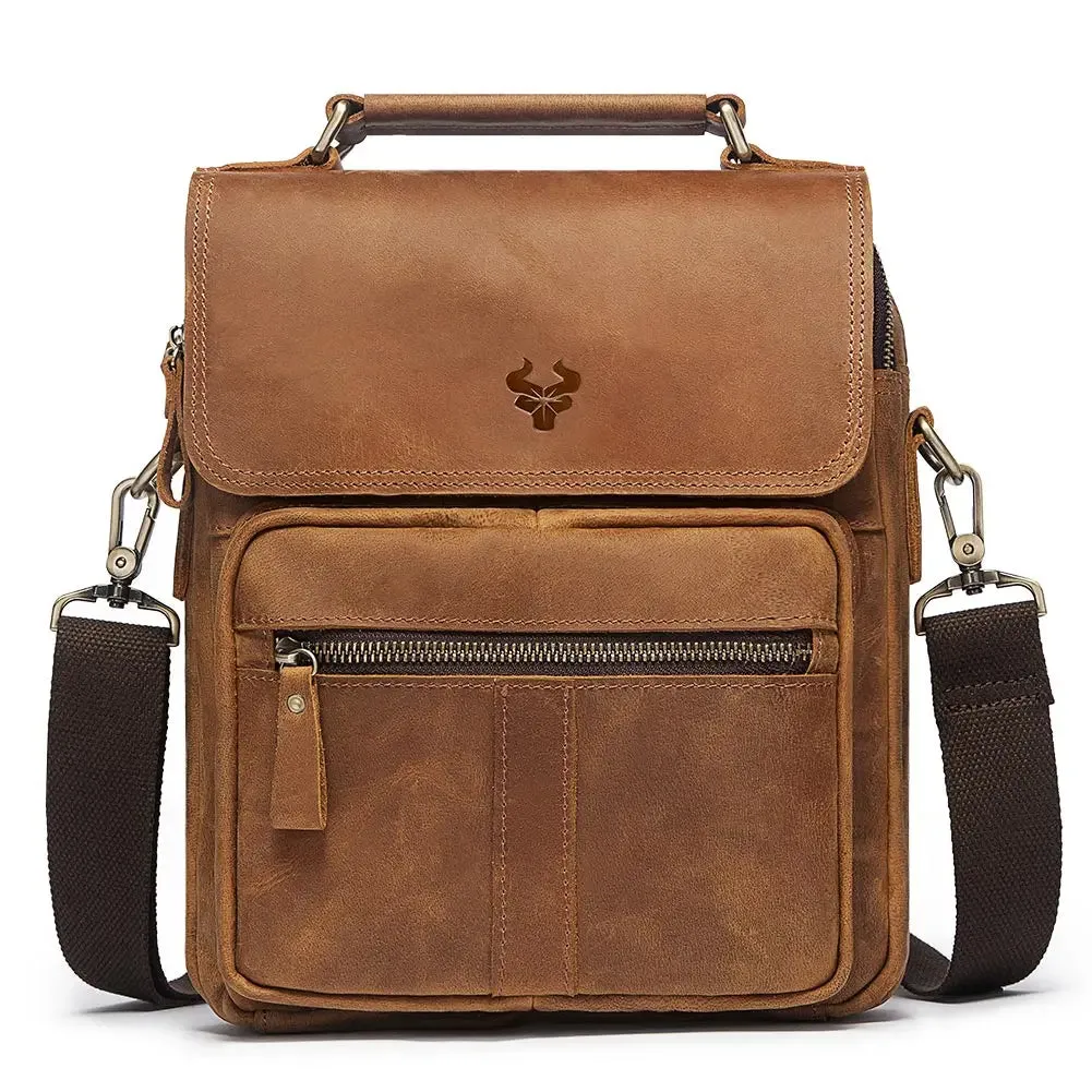 Mon Sacoche cuir sacoche bandoulière homme café