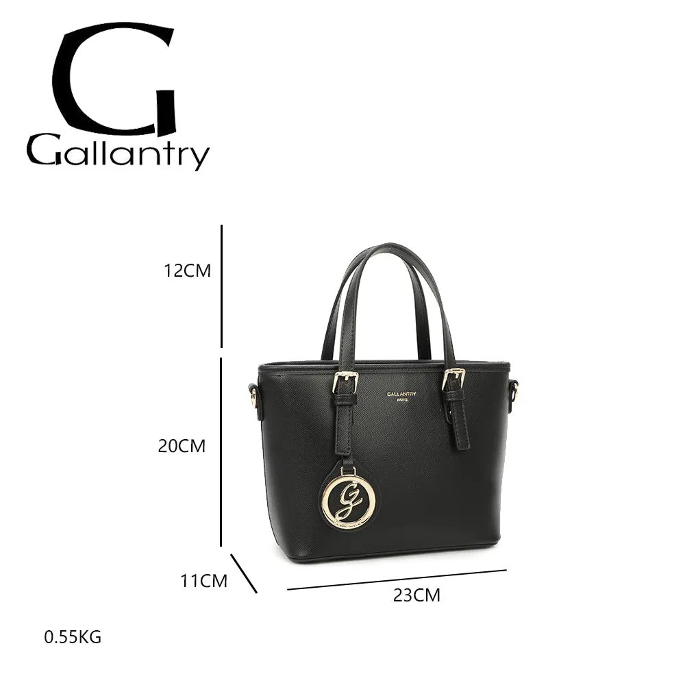 Gallantry Veya sac main Noir saffiano