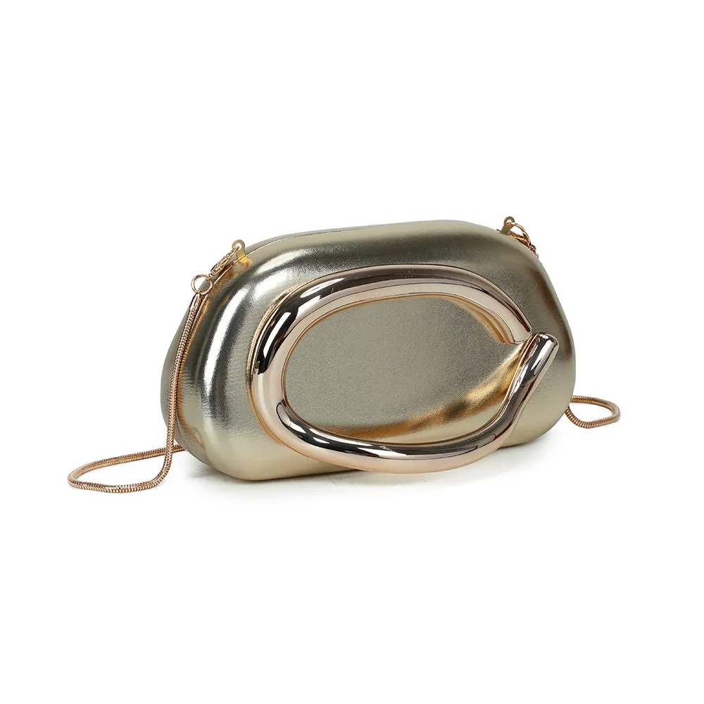 Gallantry Glam Ring pochette soirée noir chaîne