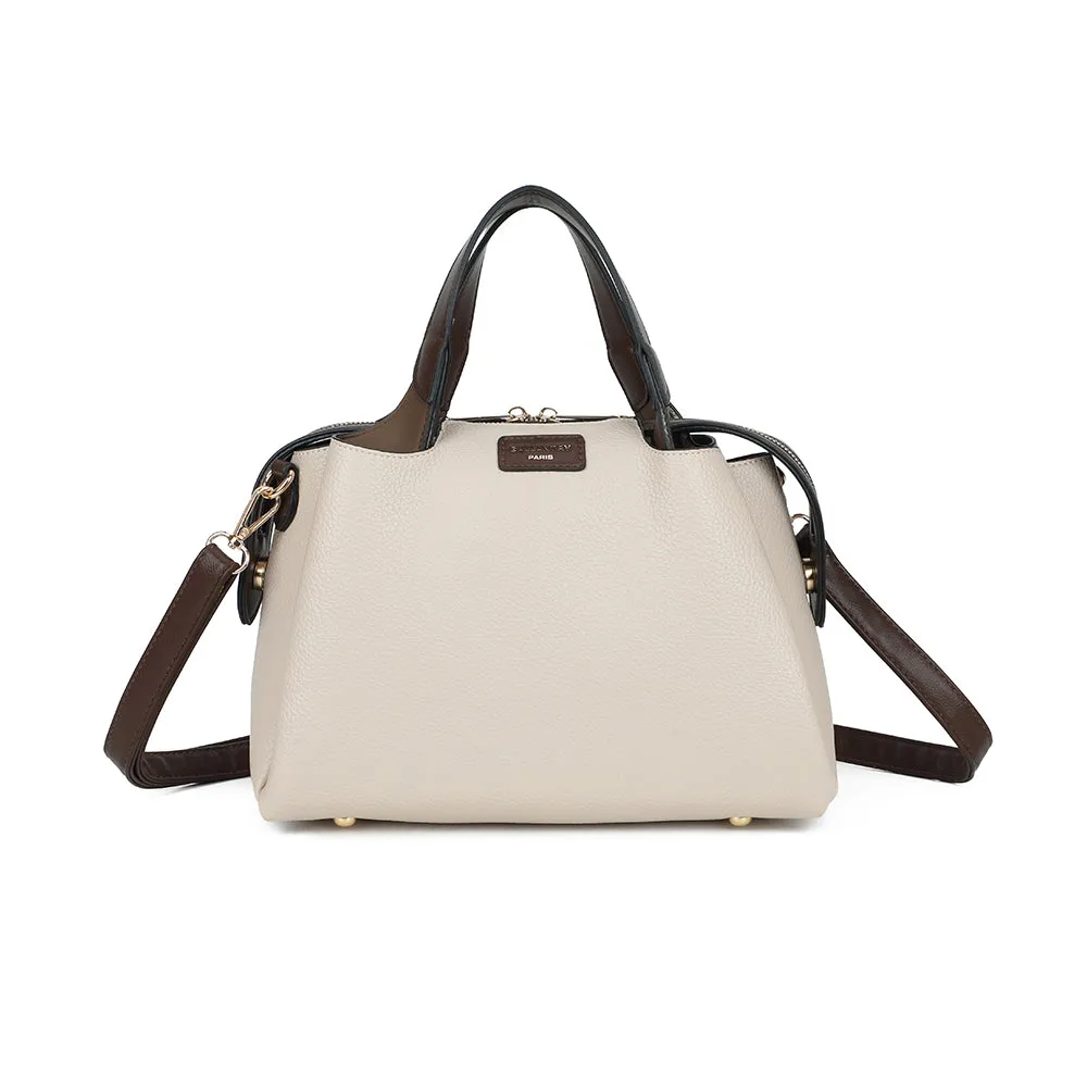 Gallantry La Montaigne sac à main coffee grainé