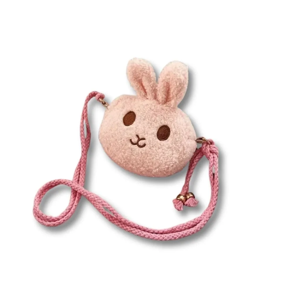 Maison Sacoches Lilio mini sac peluche enfant jaune
