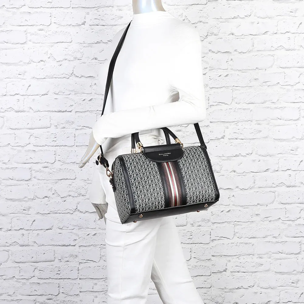 Gallantry Paris Arvello sac bowling noir monogramme