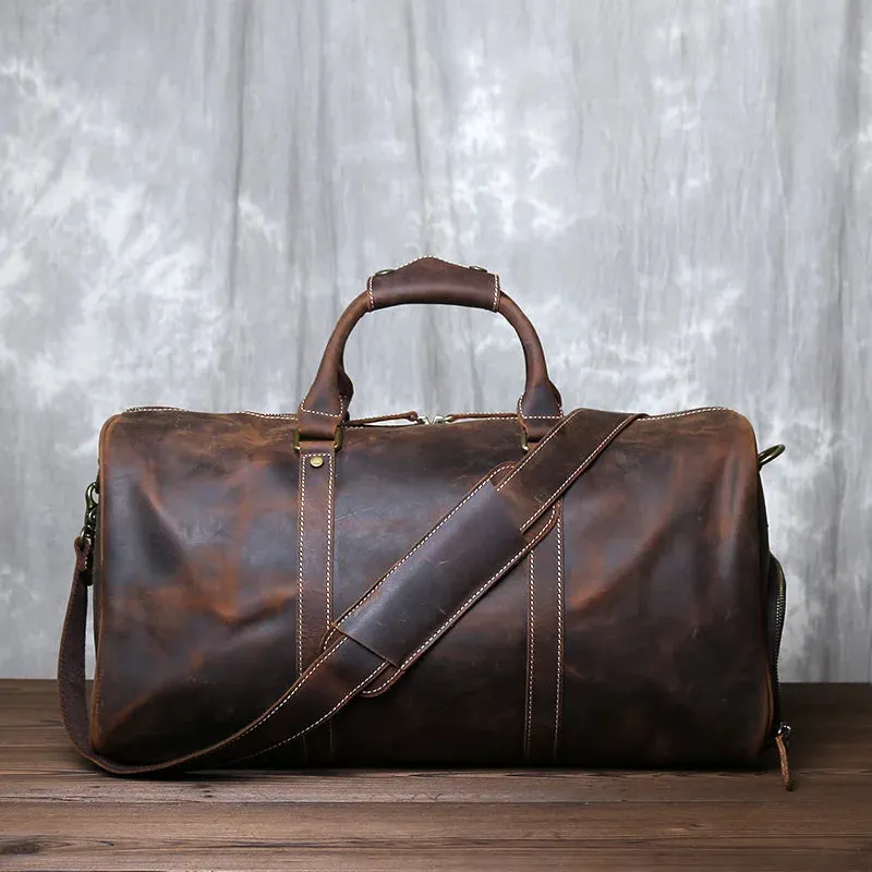 Mon Sacoche Sac de Voyage cuir sac week-end Marron