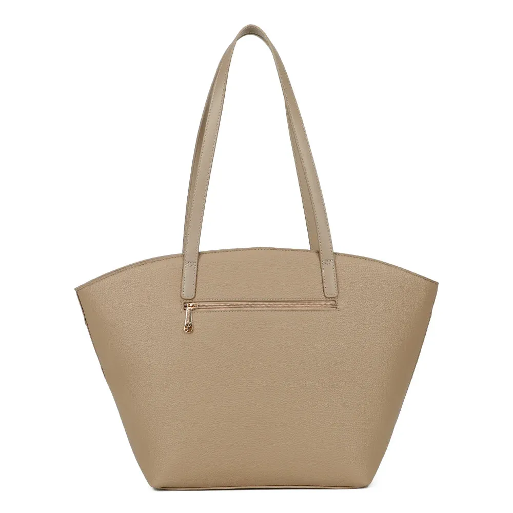 Gallantry La Valeska cabas bordeaux zip 29cm vegan
