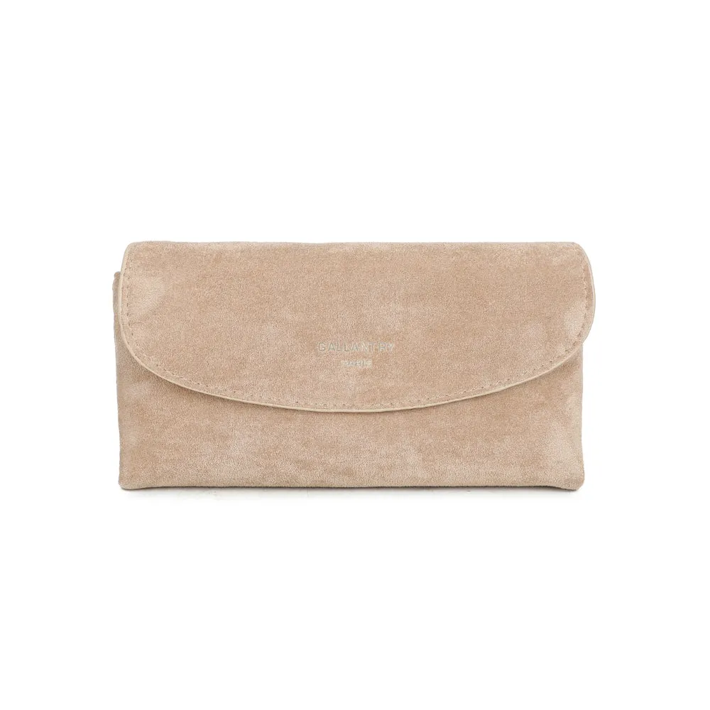 Gallantry Paris Rosina portefeuille femme suédine noir