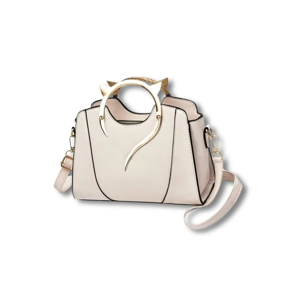 Maison Sacoches Clémence sac à main poignée rose verni