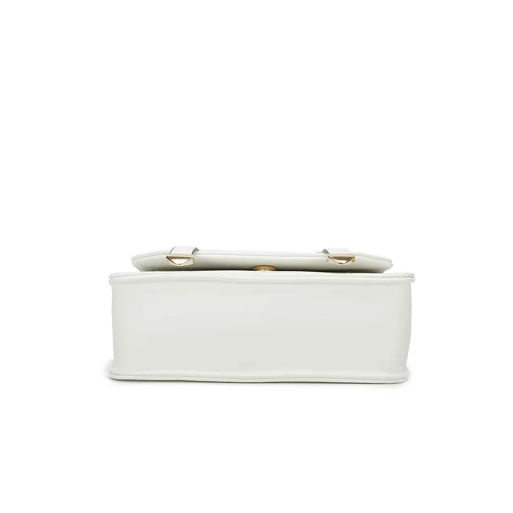 Gallantry Paris Chic Intemporel petit sac blanc chaîne