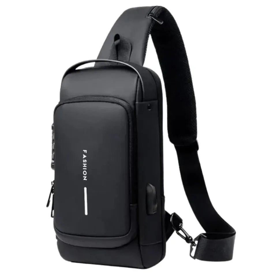 Mon Sacoche sacoche homme anti-pickpocket USB compacte