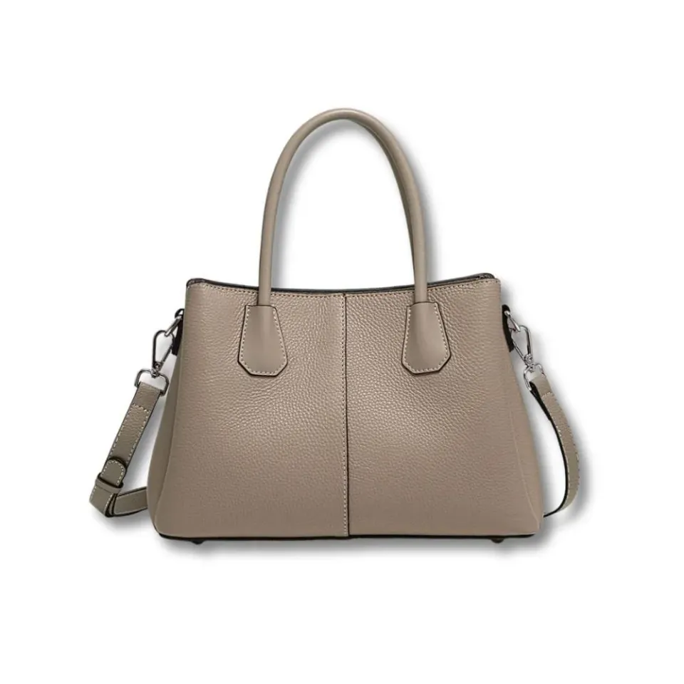 Maison Sacoches Ninon fourre-tout cuir noir 28,5 cm