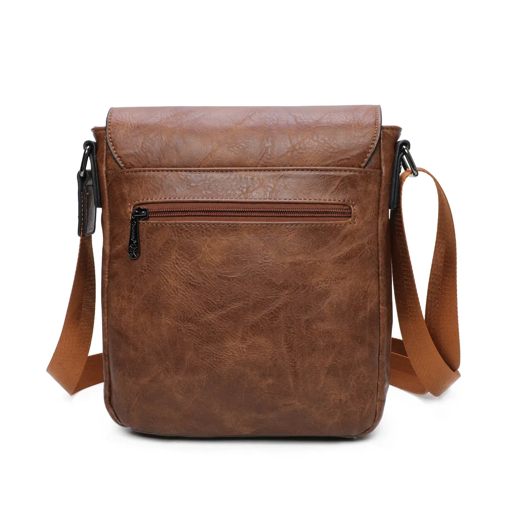 Gallantry Marvik sac bandoulière effet cuir Noir