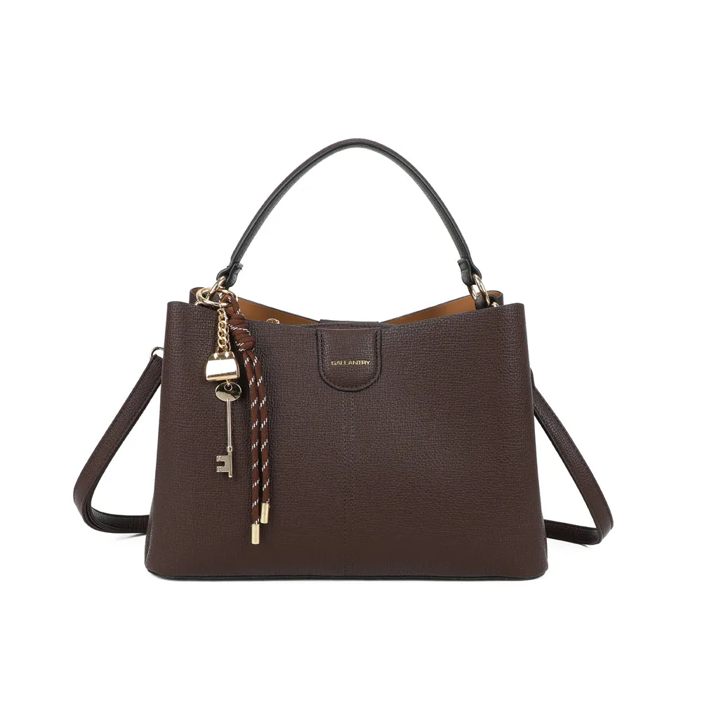 Gallantry Paris Aurélia sac à main noir 3 compartiments