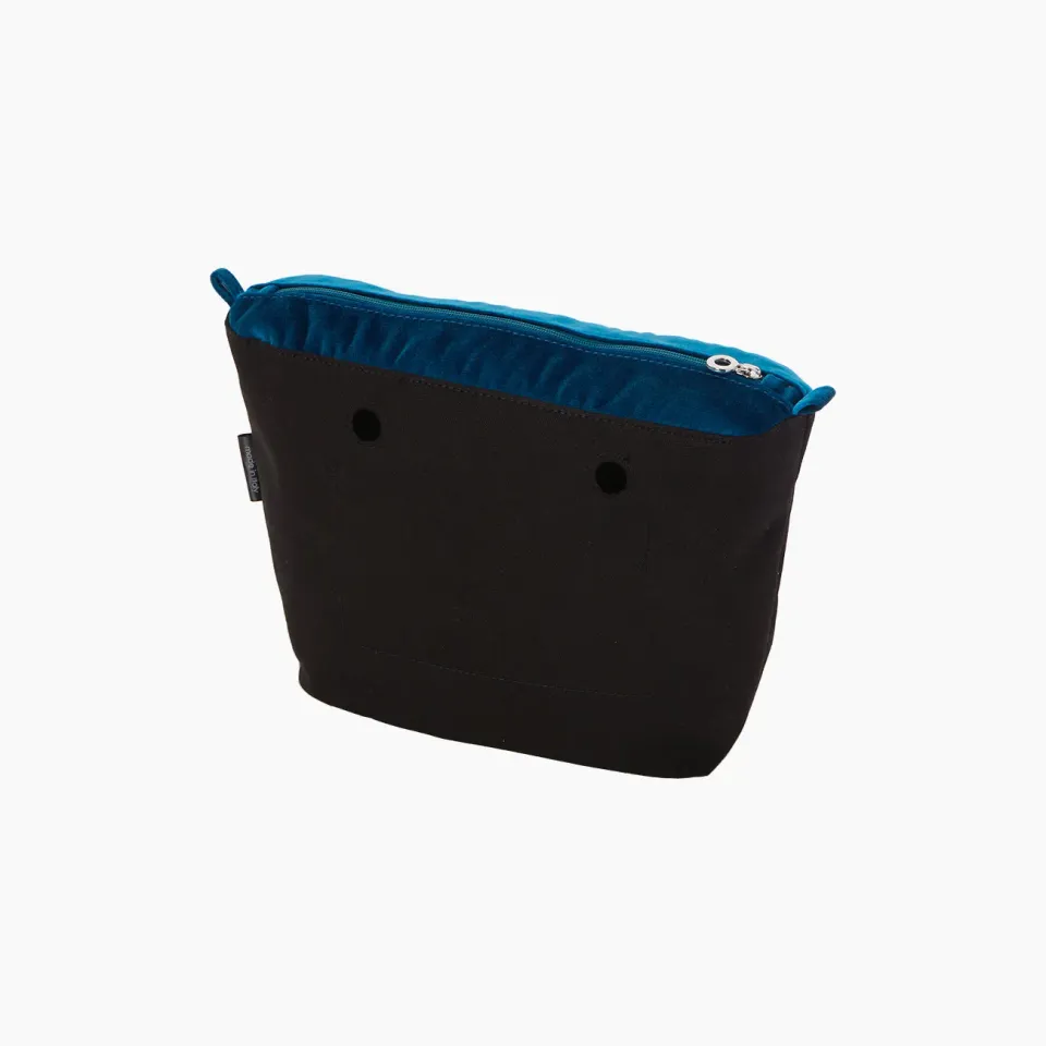 O bag Mini sac intérieur zip chenille laguna blue