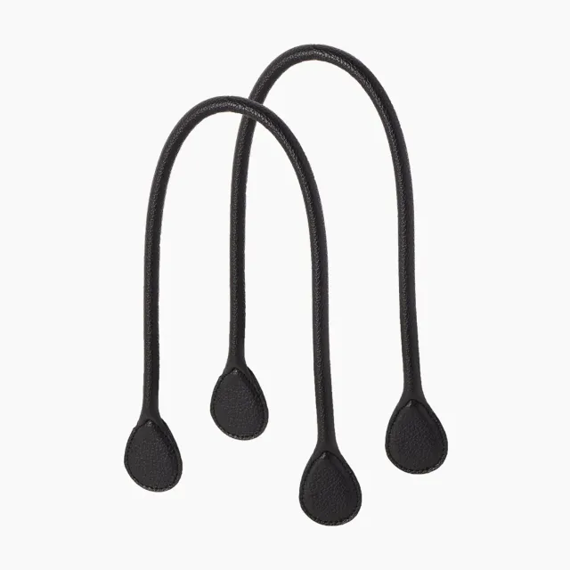 O bag anse longue noire tissu martelé sac