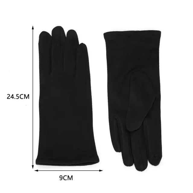 Gallantry Linéa Douceur gants tactiles Noir