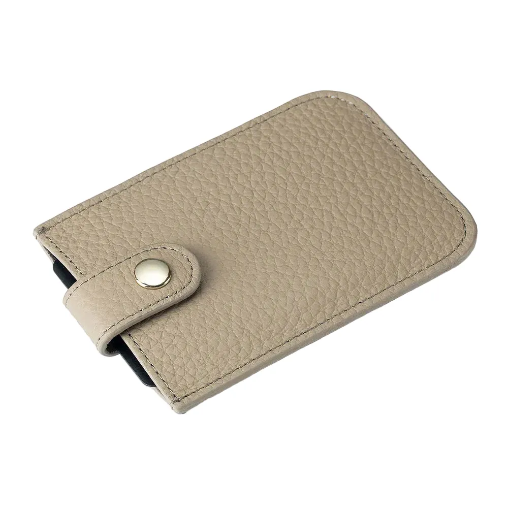Mon Sacoche Poche porte cartes caramel RFID compact
