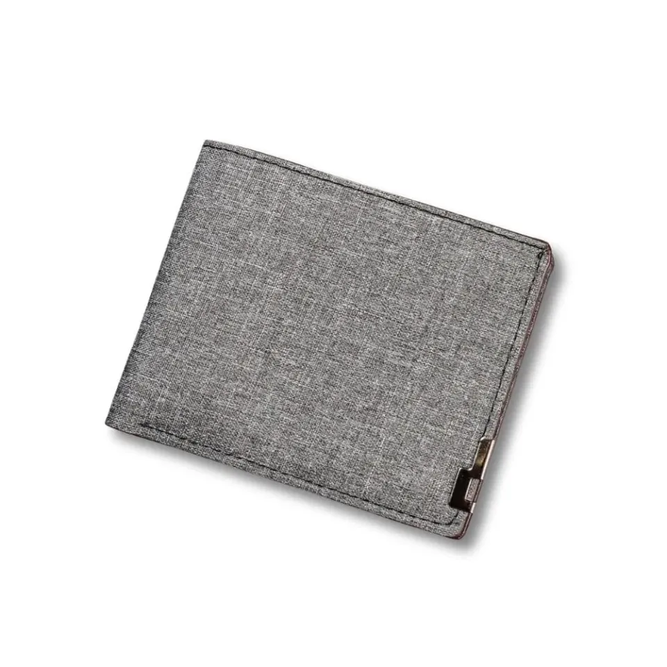 Maison Sacoches Valtor Porte Monnaie tissu gris léger