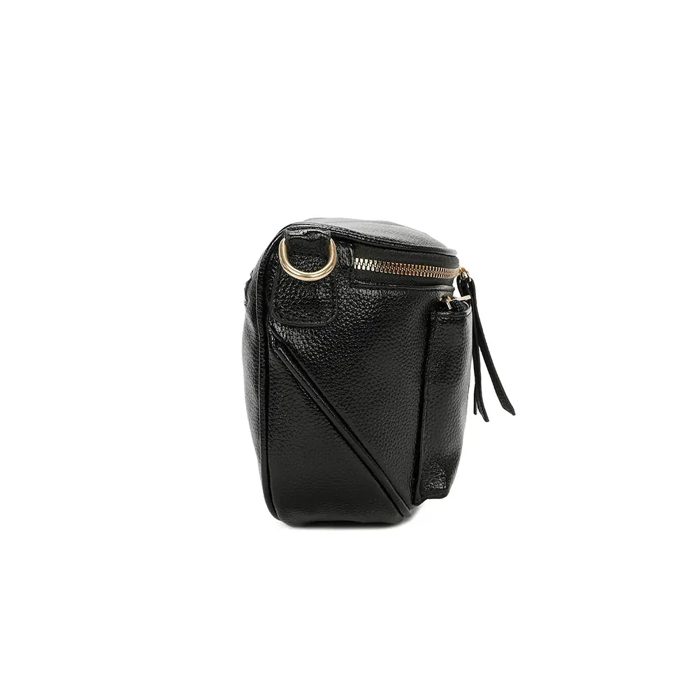 Gallantry Paris Glamour Shiny sac bandoulière noir brillant