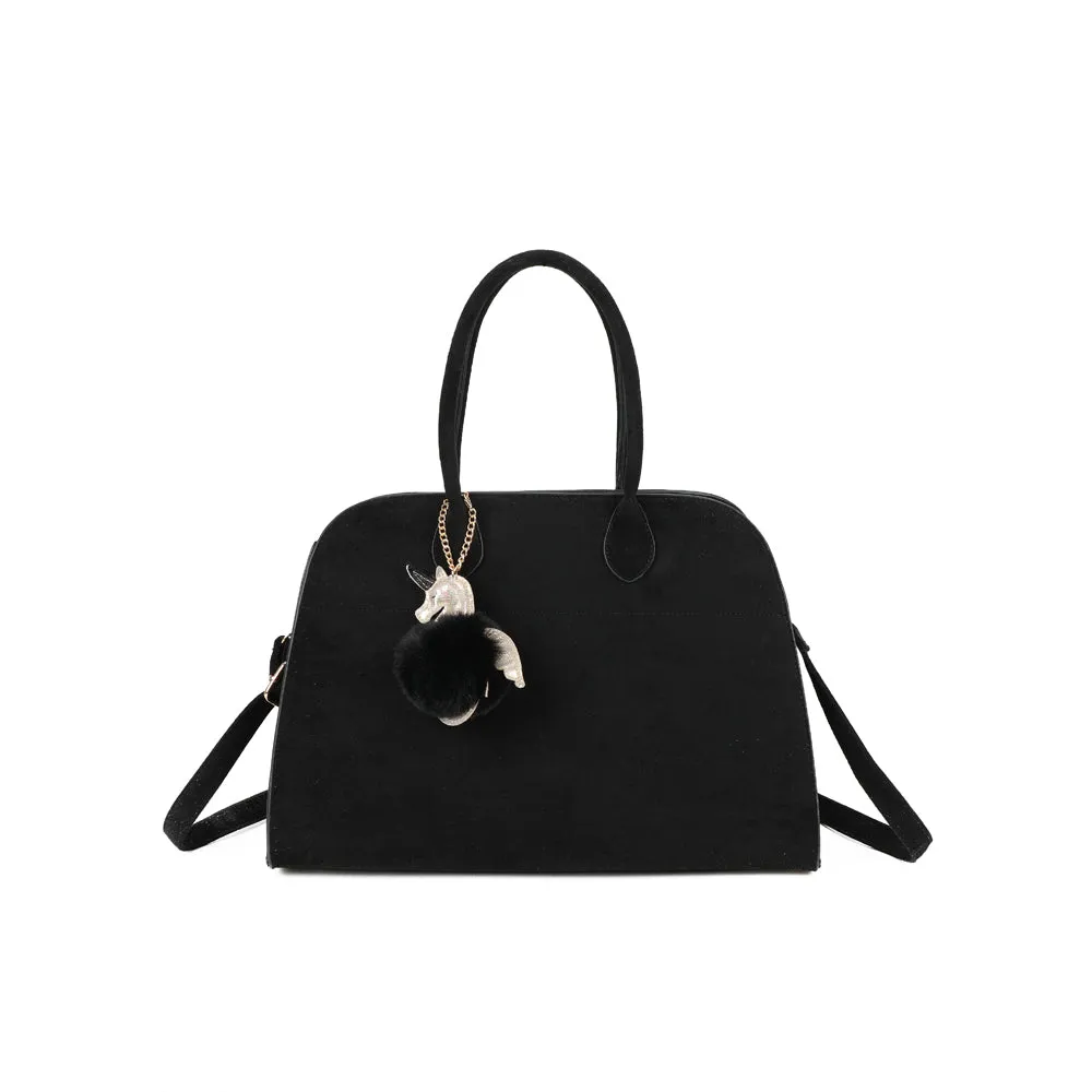 Gallantry Vera Velours sac à main marron velours