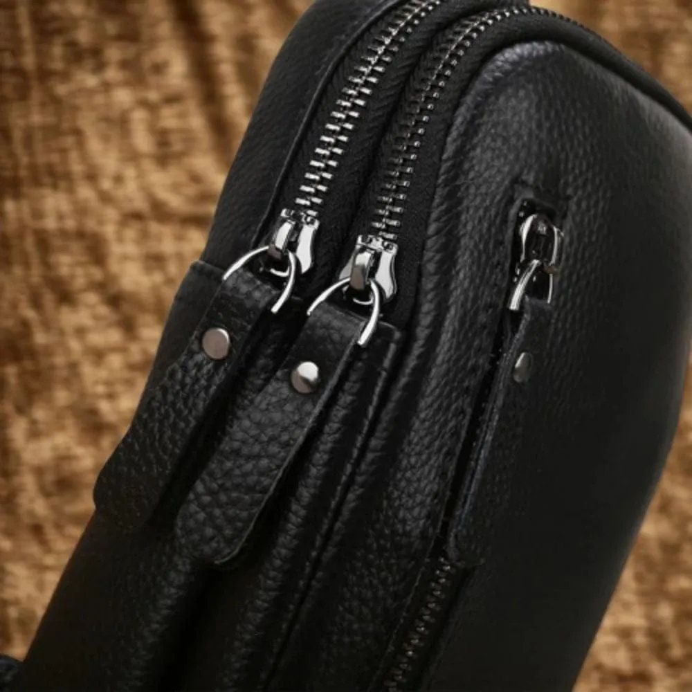 Maison Sacoches Kalen sacoche bandoulière homme noir
