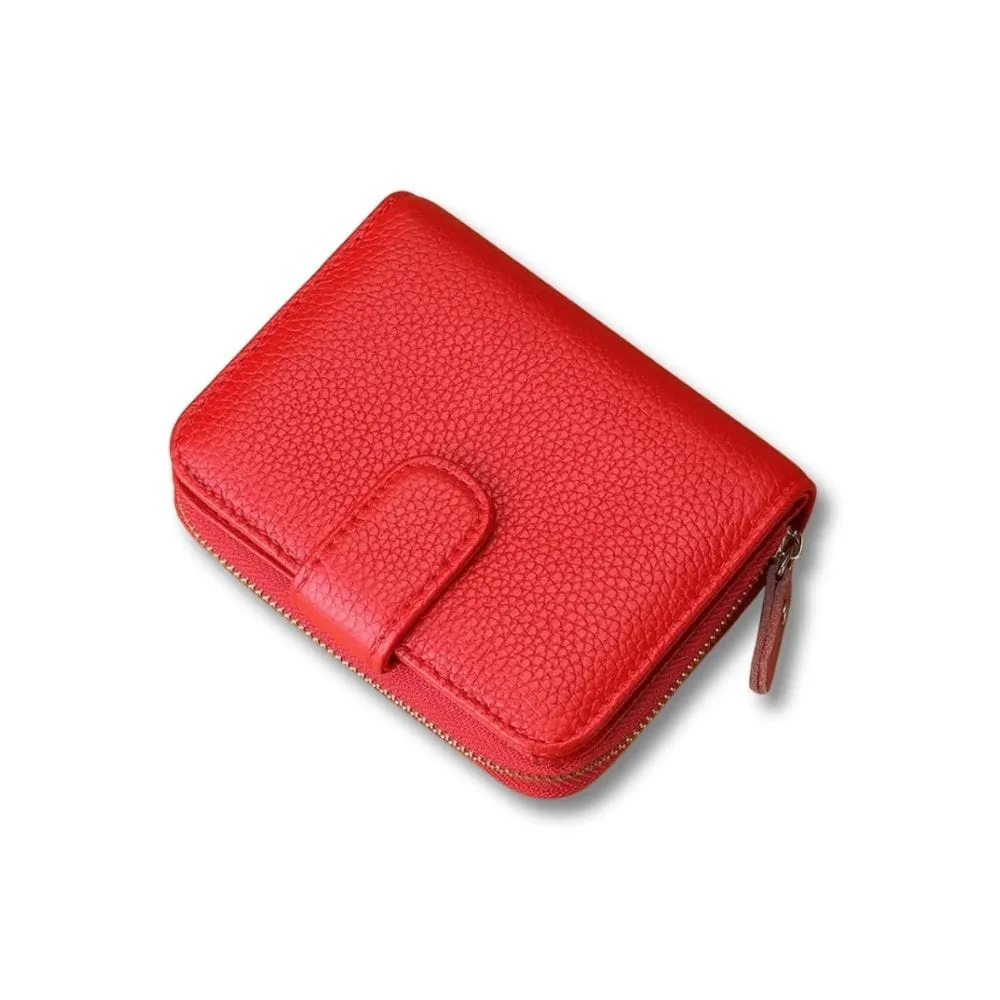 Maison Sacoches Vela mini porte-monnaie cuir noir