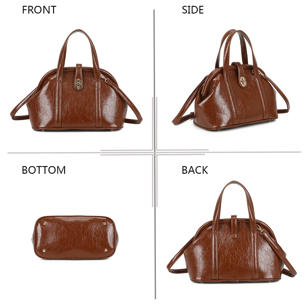 Gallantry Paris Parure sac à main vintage marron