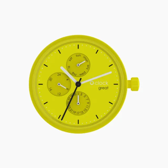 O bag O Clock Great mécanisme Soleil lime