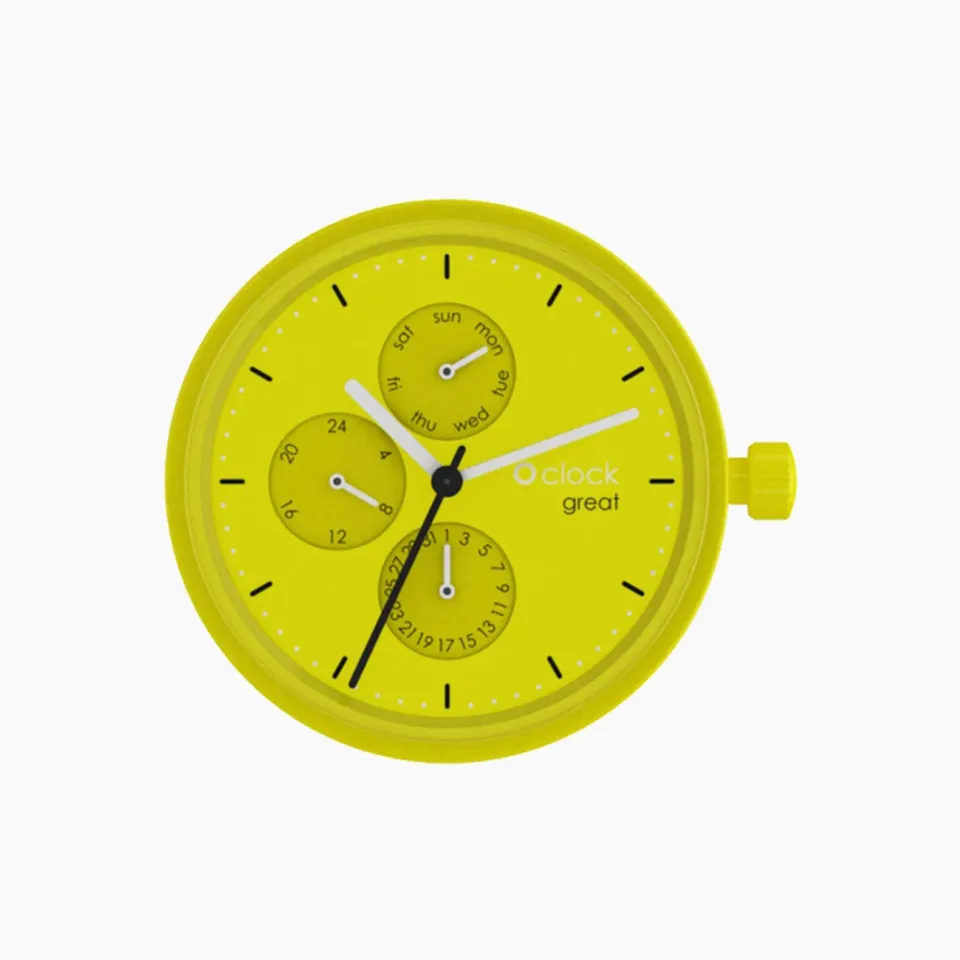 O bag O Clock Great mécanisme Soleil lime