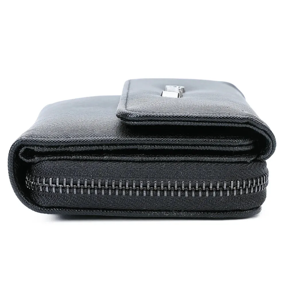 Gallantry Le petit Complice portefeuille femme noir saffiano