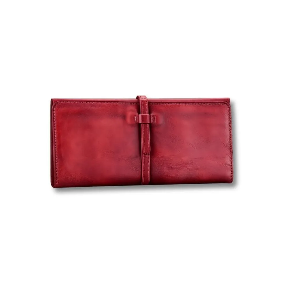 Maison Sacoches Avana Pochette Femme Cuir Brun Vintage
