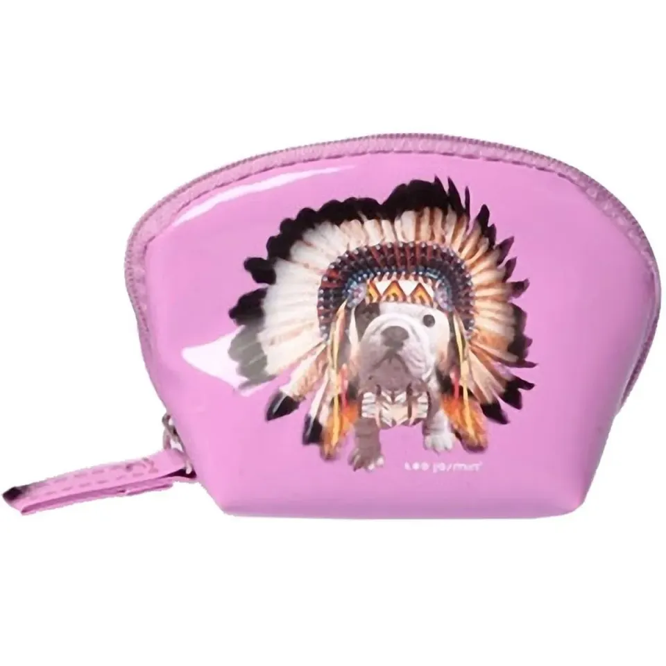 Téo Jasmin porte-monnaie rose compact femme