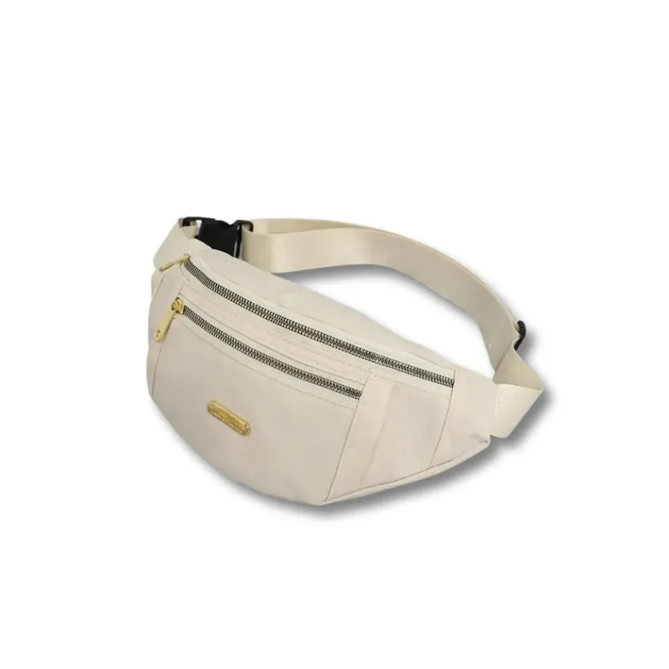 Maison Sacoches Noa sac banane femme blanc