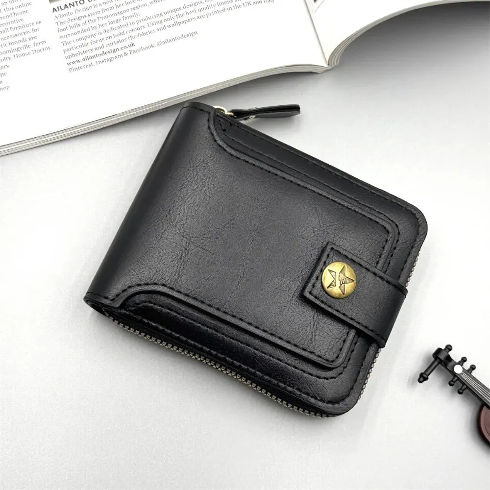 Mon Sacoche Zippé Multi-Compartiments portefeuille café