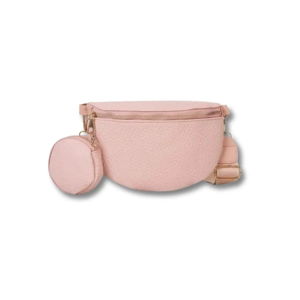 Maison Sacoches Linéa sac banane cuir noir porte-monnaie