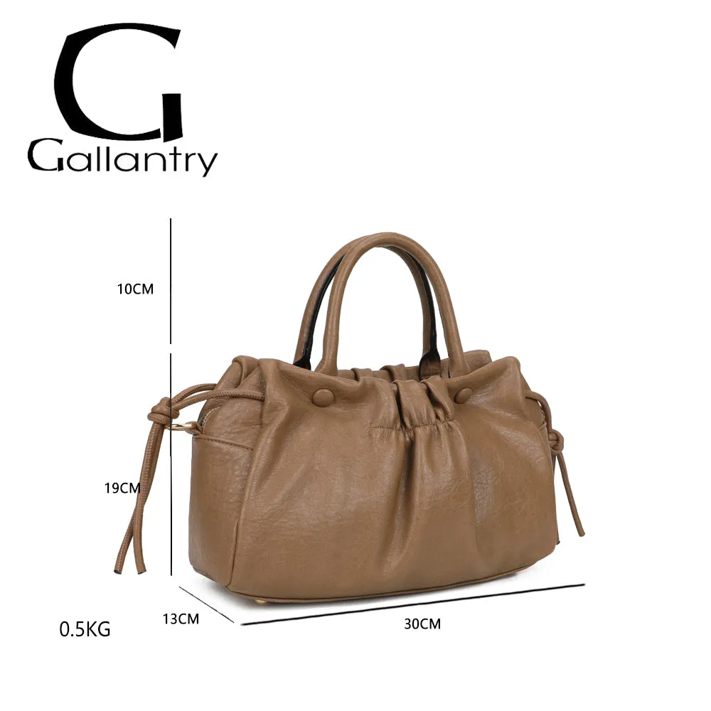 Gallantry Paris Mylane sac froncé bandoulière taupe