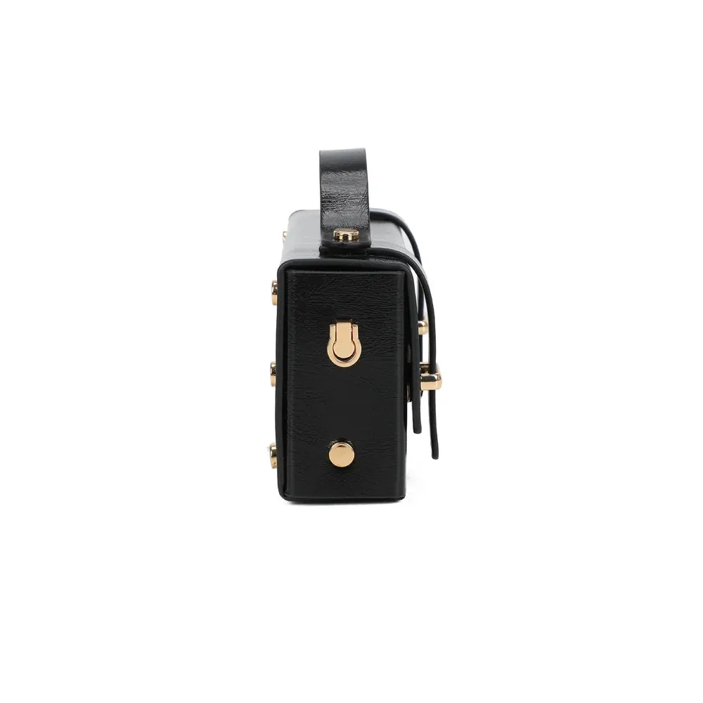 Gallantry Boxy mini sac Vert Foncé chaîne