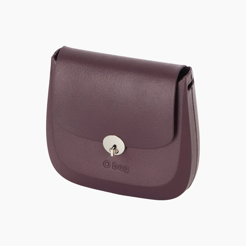 O bag O bag chase coque rabat burgundy à verrou