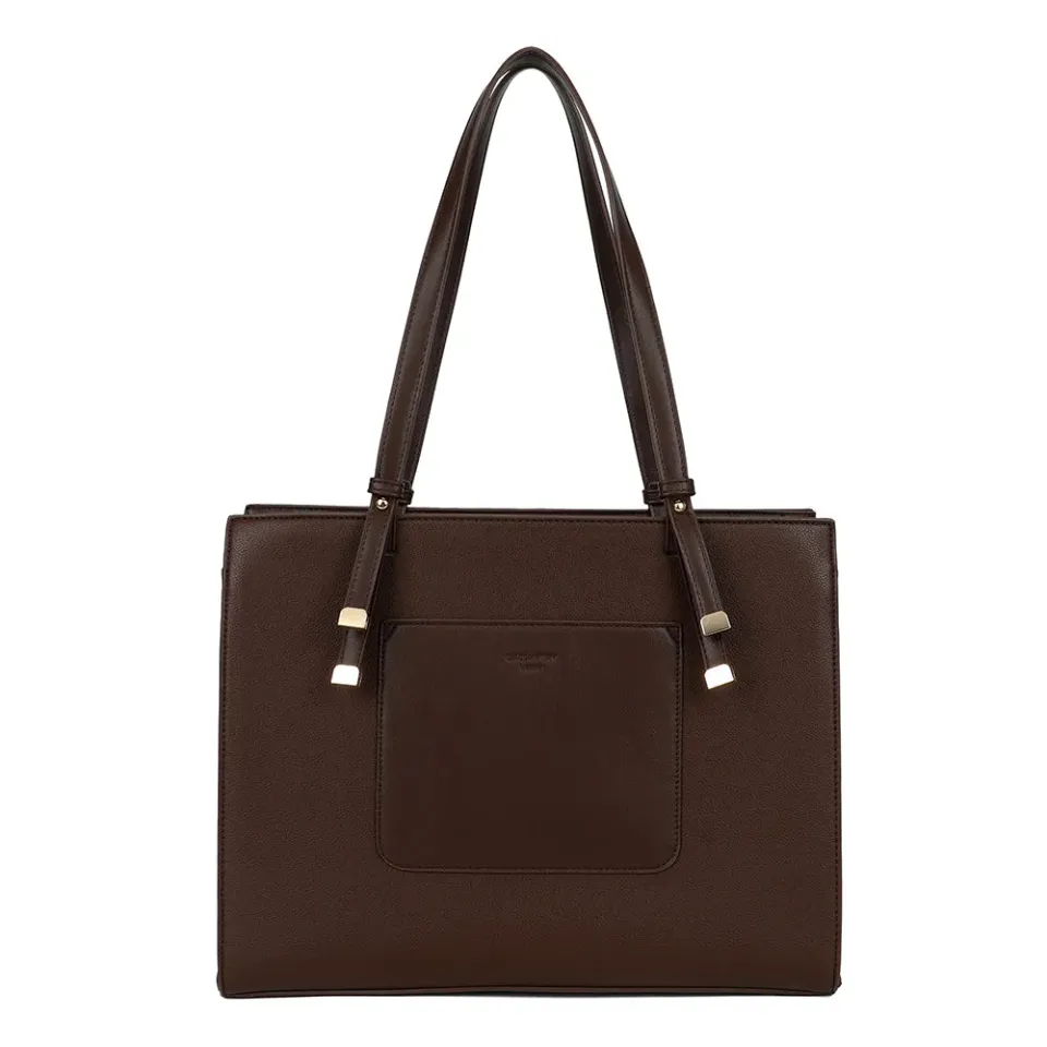 Gallantry Paris Le Orsay grand sac cabas Coffee grainé